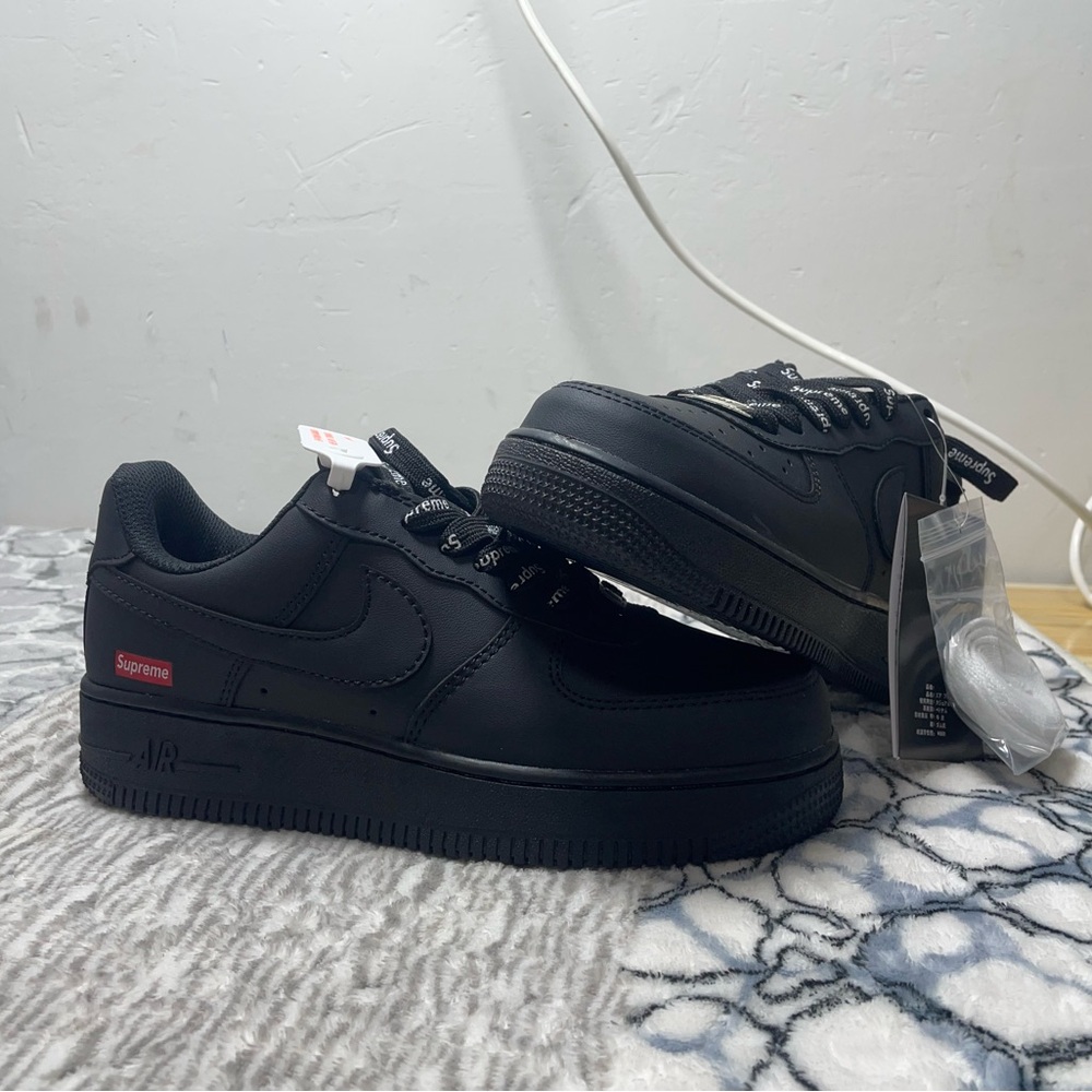 Nike AF1 Supreme Black Men's Shoes
